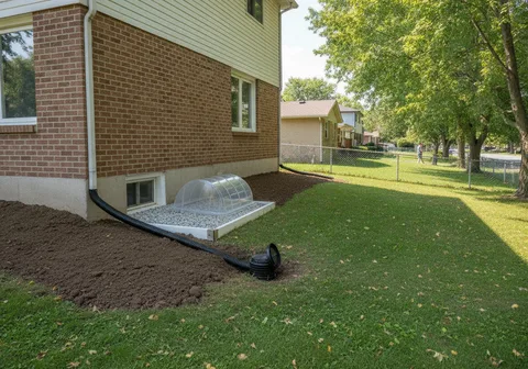 Grading & Downspout Drainage Fixes in Waterloo